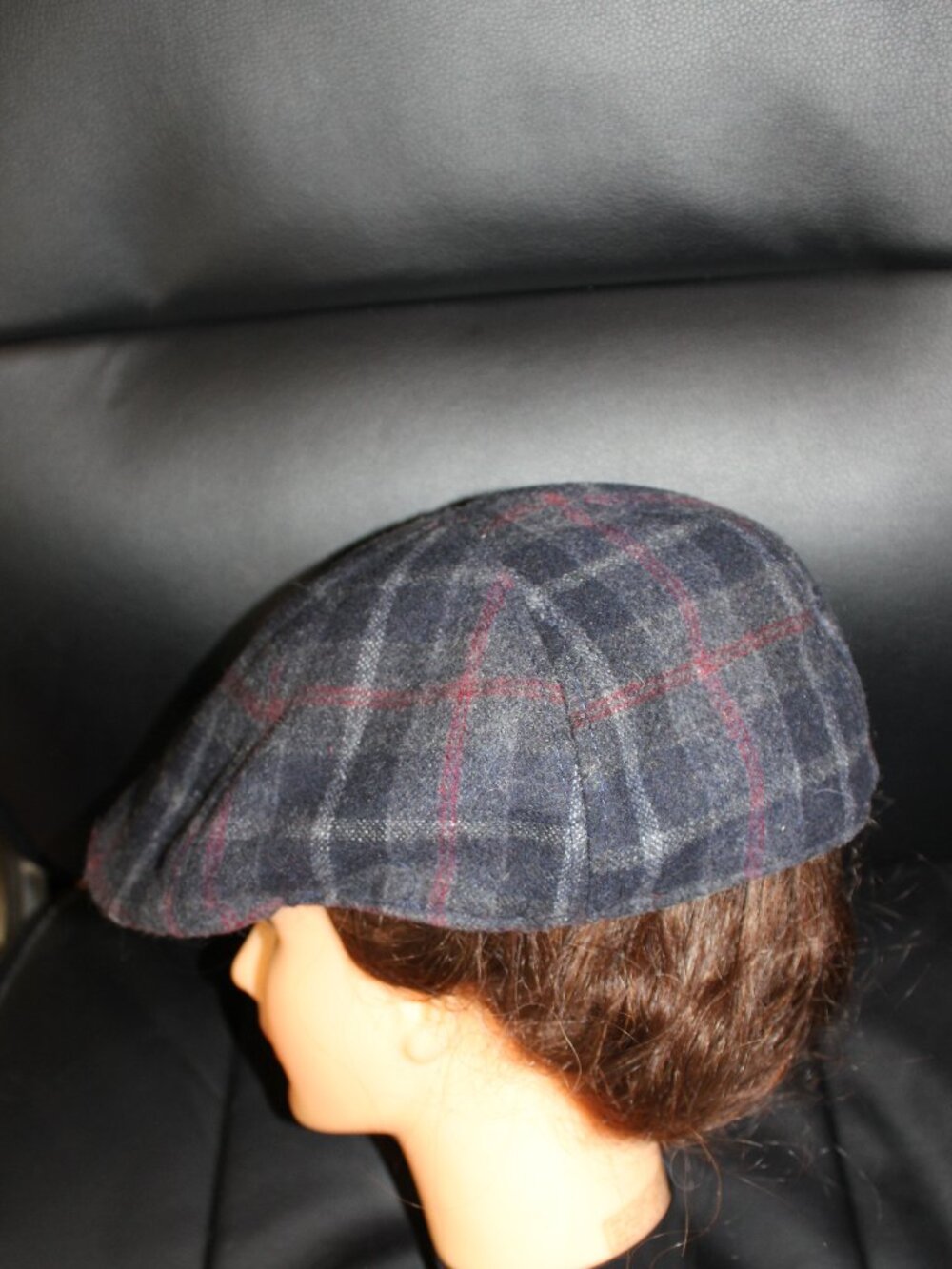 Hudson North classic   lined cotton plate man  gray black cap